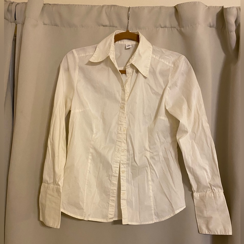 H&M cream blouse size 6